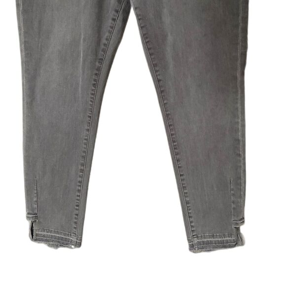 Dear John Joyrich Comfort Skinny Jeans Gray Denim Step Hem Grunge Size 32 Waist - Picture 3 of 8